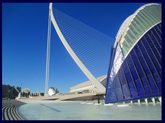 City of Arts and Sciences 076 - El Pont de l'Assut de l'Or and L'Àgora.